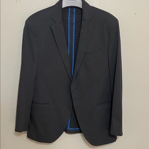 Elegant Charcoal Men's Suit Jacket